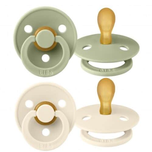 bibs-simetricni-sage BIBS dude Ivory/Sage 0-6 mj.