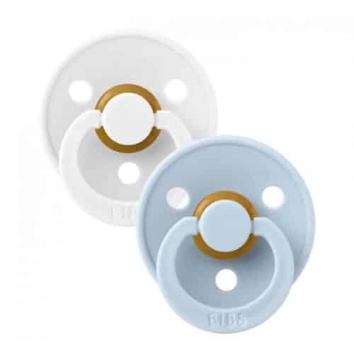 bibs-white-babyblue-vel1 BIBS dude White/Baby blue 0-6 mj.