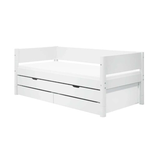 FLEXA WHITE Daybed s Pomoćnim krevetom i ladicama