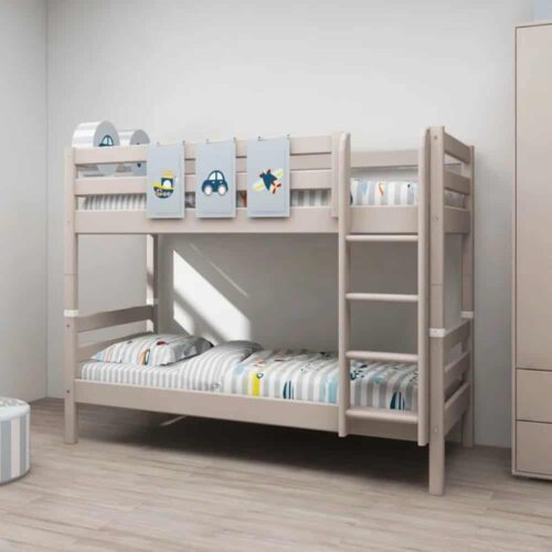 FLEXA CLASSIC Krevet na kat s ravnim ljestvama
