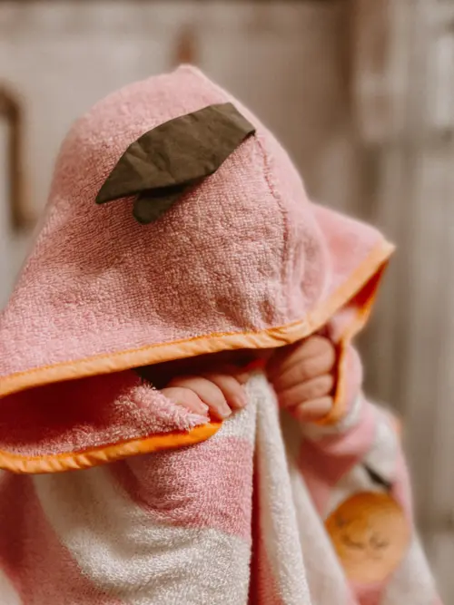 The Cotton Cloud Poncho Mandarina Mandy