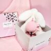 Doudou Happy Blush zec sa pomponom 25cm