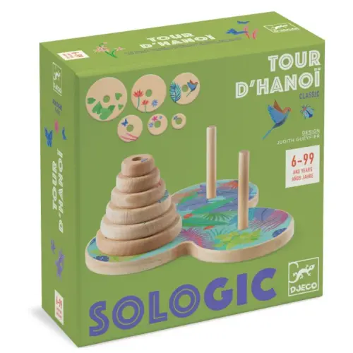 Djeco SOLOGIC edukativna igra Hanojski toranj