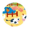 Djeco puzzle-Krave na farmi