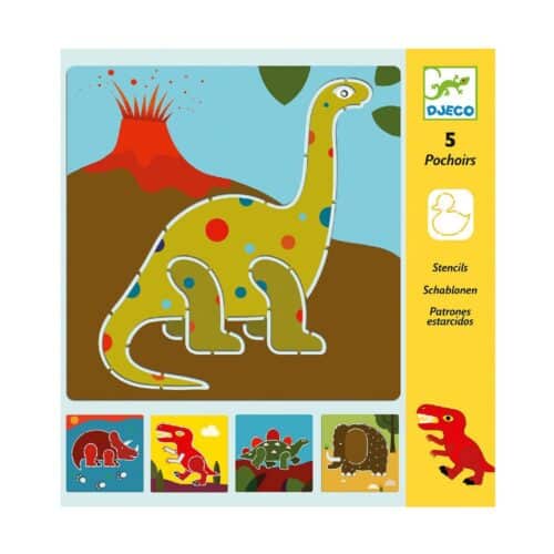 Djeco Bojanka sa ?ablonama -Dino