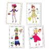 Djeco naljepnice sa šablonama-Moda