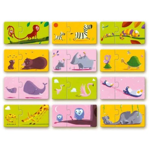 djeco-duo-slagalica-mladuncad-i-mame-6-komada-1 Djeco puzzle duo-Mama i beba