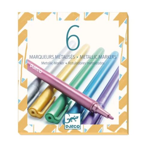 Djeco set markera-metalik