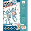 Djeco Set sa štambiljima-Roboti