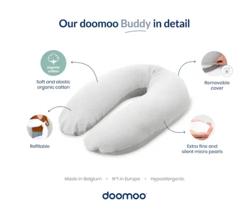Doomoo Buddy jastuk Bluegrey moon