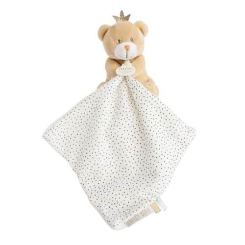 Doudou Plišana igračka Medo s Mazilicom - Little King Bear