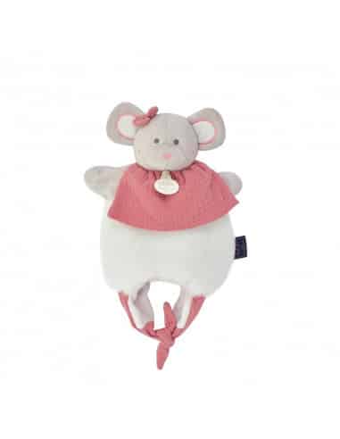 Doudou 3 u 1 plišana igračka Miš i Mala torba