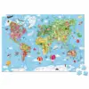 Janod Velike puzzle Karta svijeta (300kom)
