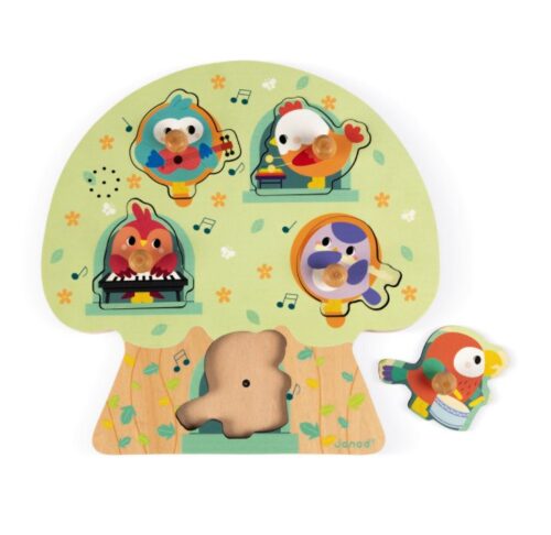 Janod Glazbene puzzle-Rođendanska zabava