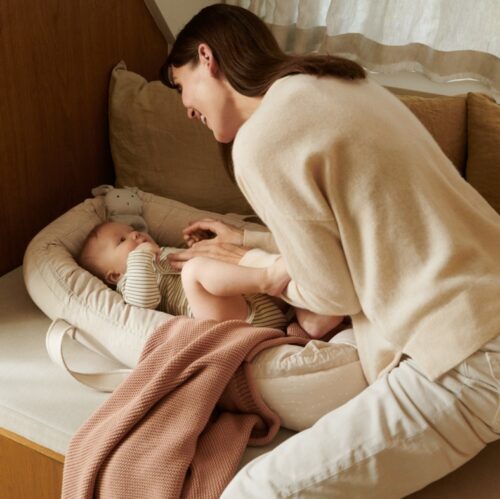 Liewood gnijezdo za bebe GRO Babylift Confetti Sandy