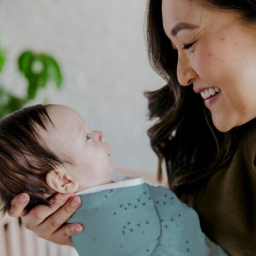 Ergobaby Swaddler Vreća za spavanje Hugs and Kisses