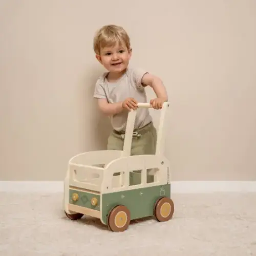 Little Dutch Drveni Vintage Walker Wagon