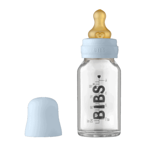 i-4 Bibs staklena bočica-Baby Blue 110ml
