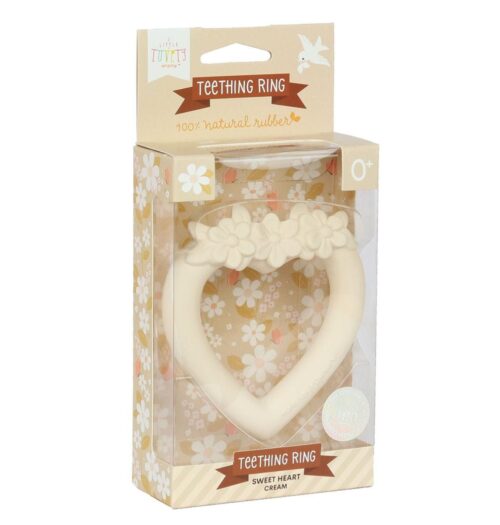 A Little Lovely Company - grickalica za zubiće Srce Cream