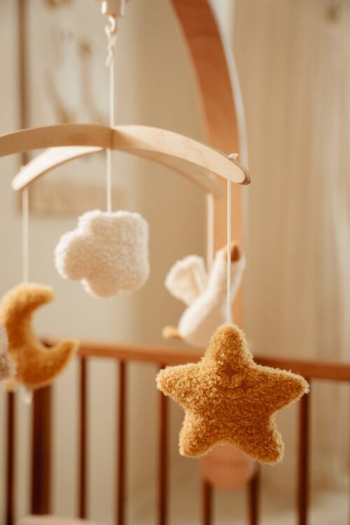 Little Dutch glazbeni vrtuljak Newborn Naturals