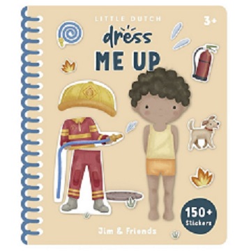 Little Dutch Knjiga Dress me up-Jim & Friends
