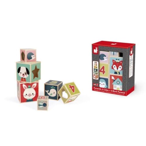 Drvena piramida za slaganje dječja šuma