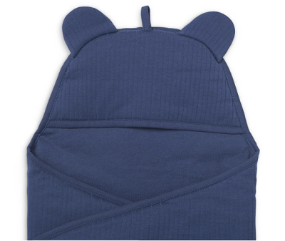 jeans-blue111 Jollein Wrap blanket-Jeans blue