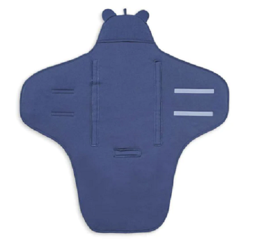 jeans-blue11122 Jollein Wrap blanket-Jeans blue