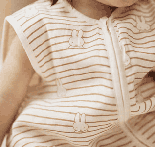 Jollein vreća za spavanje-Stripes Biscuit 90cm (0.5TOG)