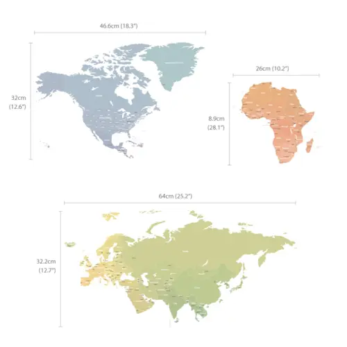 kart3 Decowall Karta svijeta