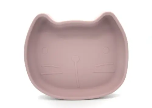 kinderteller-mit-saugfuss-aus-silikon-pippa-dusty-mauve-262930 The Cotton Cloud Neklizajući silikonski tanjur Pippa Dusty Mauve