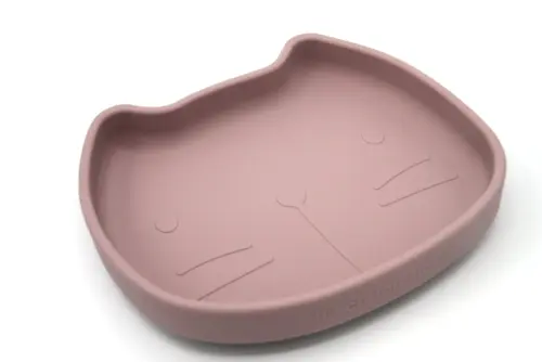 kinderteller-mit-saugfuss-aus-silikon-pippa-dusty-mauve-981359 The Cotton Cloud Neklizajući silikonski tanjur Pippa Dusty Mauve