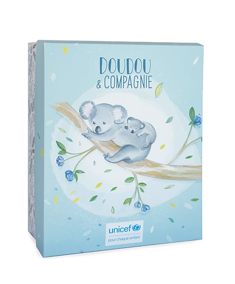 Doudou plišana igračka Koala s mladuncem- 25 cm