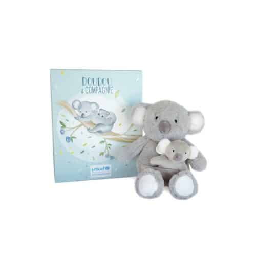 Doudou plišana igračka Koala s mladuncem- 25 cm