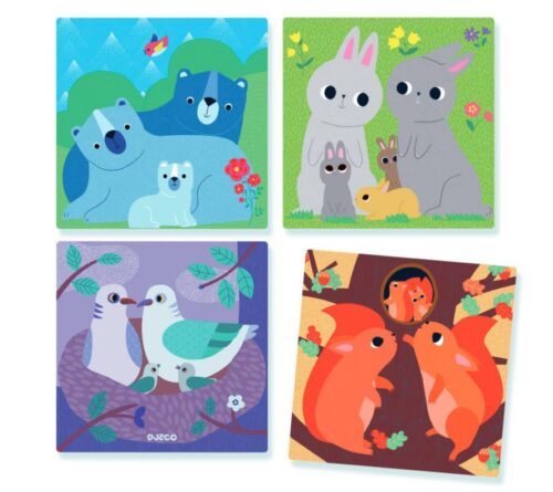 Djeco Drvene kocke- Šuma