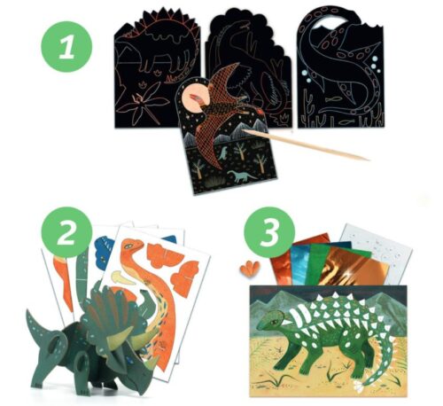 Djeco Kreativni set-Dinosauri