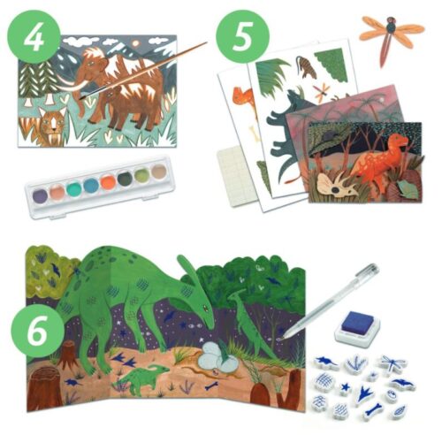 Djeco Kreativni set-Dinosauri
