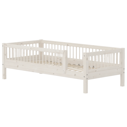 krev1 FLEXA CLASSIC Single bed sa zaštitnom ogradicom s prečkama