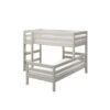 FLEXA CLASSIC Semi-high kutni krevet s ravnim ljestvama 90x200