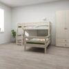 FLEXA CLASSIC Semi-high kutni krevet s ravnim ljestvama 90x200