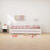 FLEXA WHITE Daybed s dvije ladice