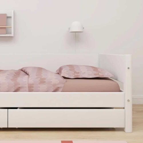 FLEXA WHITE Daybed s dvije ladice