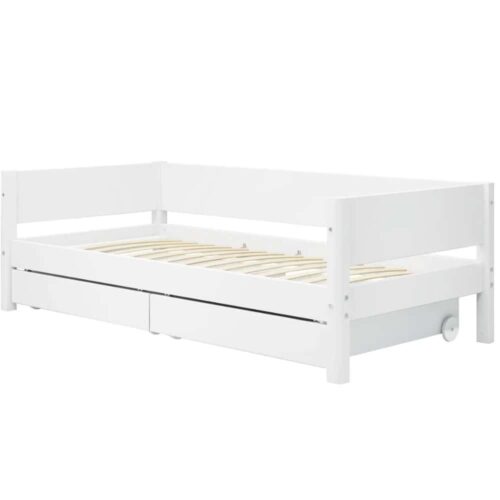 FLEXA WHITE Daybed s dvije ladice