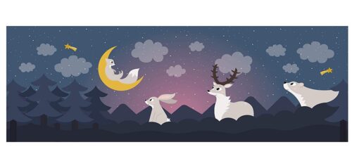 Trousselier Noćno Svjetlo i Projektor- Lanterna životinje u šumi