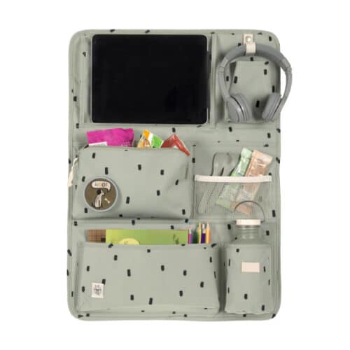 Lässig Organizator za auto-Happy Prints light olive