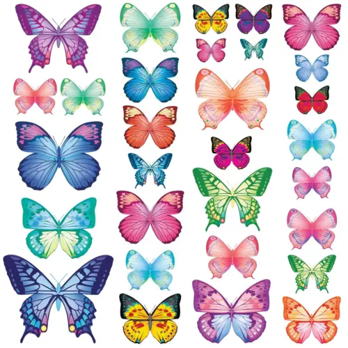 Decowall Leptiri 30kom