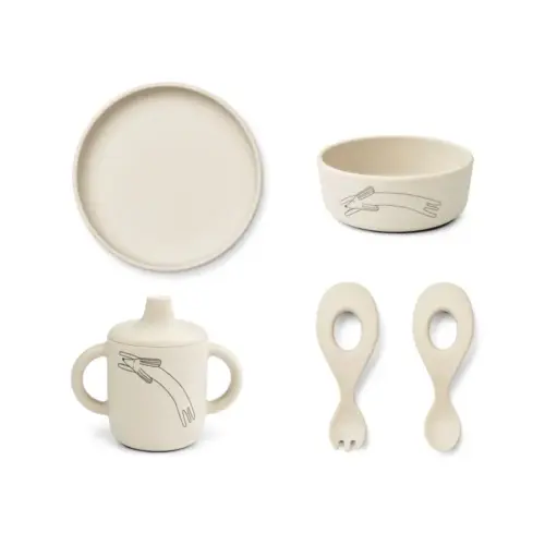 liewood-set-za-jelo-dog Liewood Set za jelo-Dog/Sandy