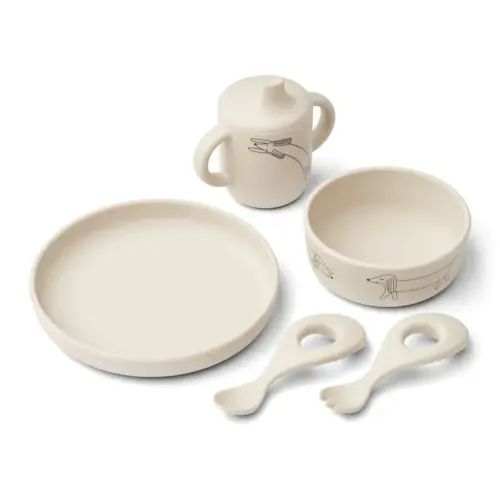 liewood-set-za-jelo-dog1 Liewood Set za jelo-Dog/Sandy