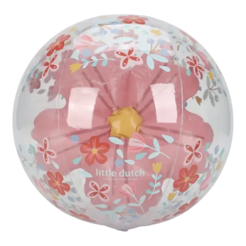 Little Dutch 3D lopta na napuhavanje Figure Pink Flowers 35cm