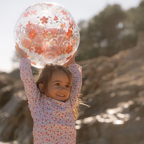 Little Dutch 3D lopta na napuhavanje Figure Pink Flowers 35cm